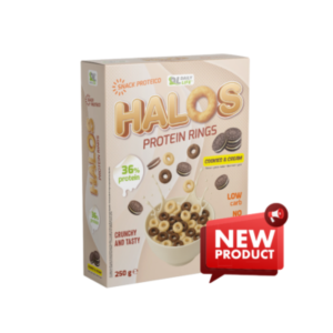 HALOS PROTEIN RINGS COOKIES & CREAM