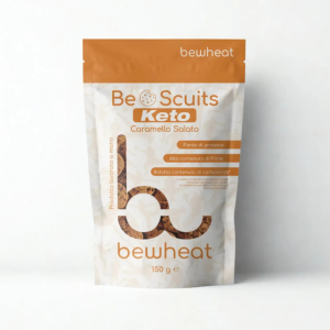BEWHEAT BESCUITS KETO CARAMELLO SALATO 150gr
