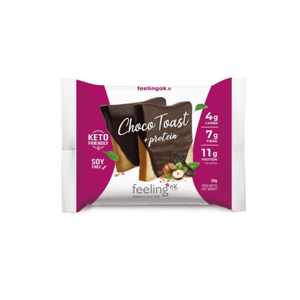 choco toast +protein